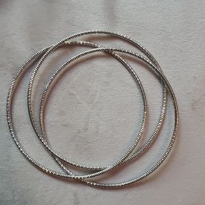 Interconnected Bangle Bracelets